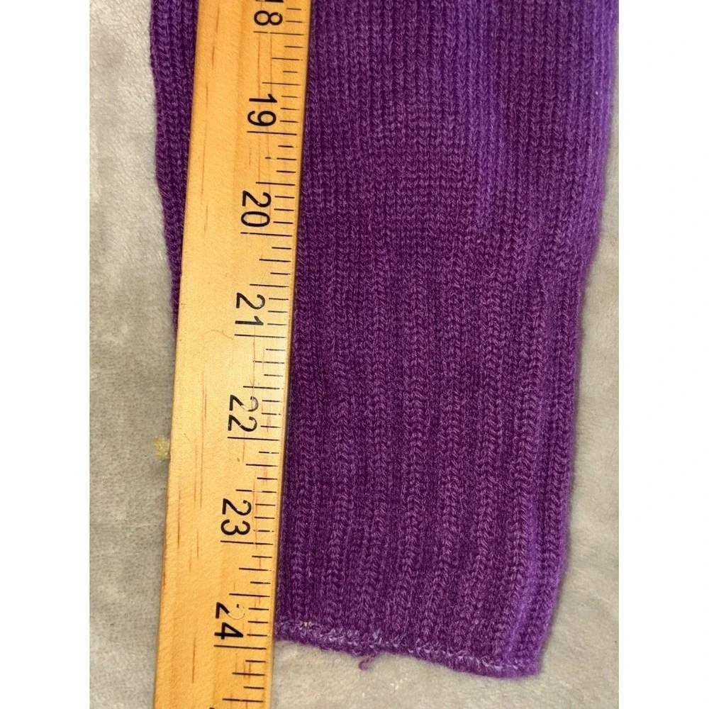 VTG Leg Warmers  Purple Y2K 90s Balletcore Dance Dancer Ballet Uptown Chic Funky